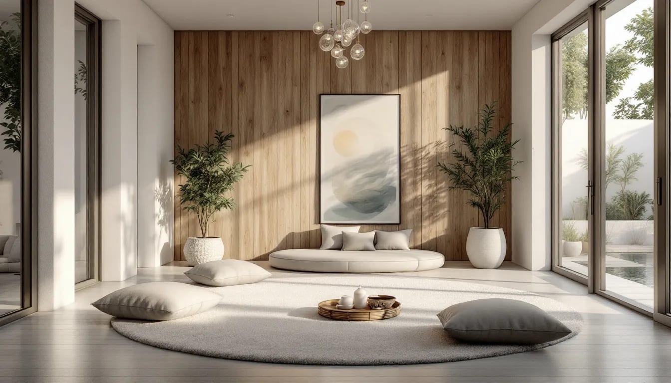 A serene setting for practicing mindfulness and relaxation techniques.