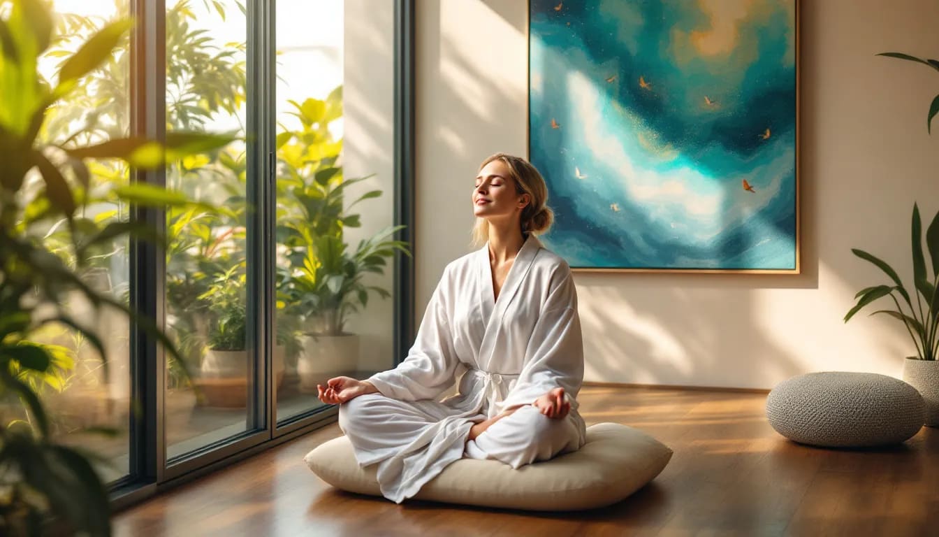 A person taking the first step towards healing from anxiety.