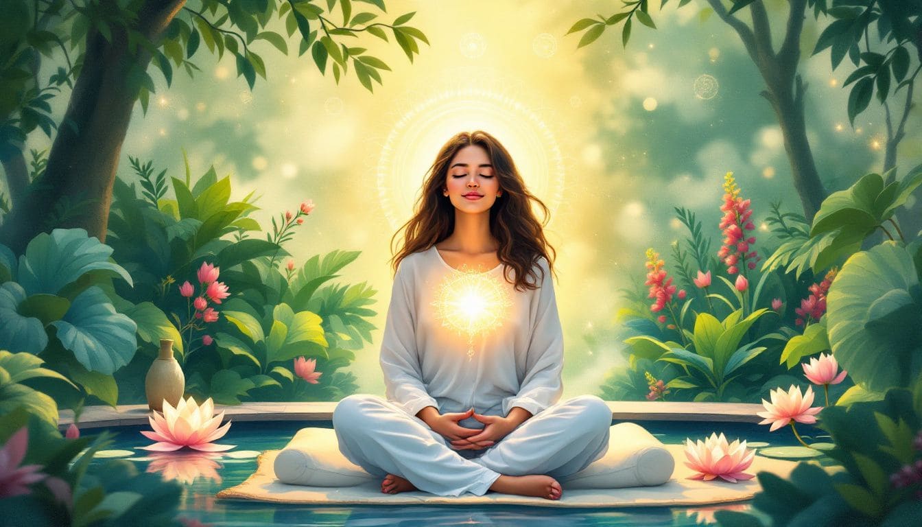 An image showing the connection between self compassion and mindfulness practice.