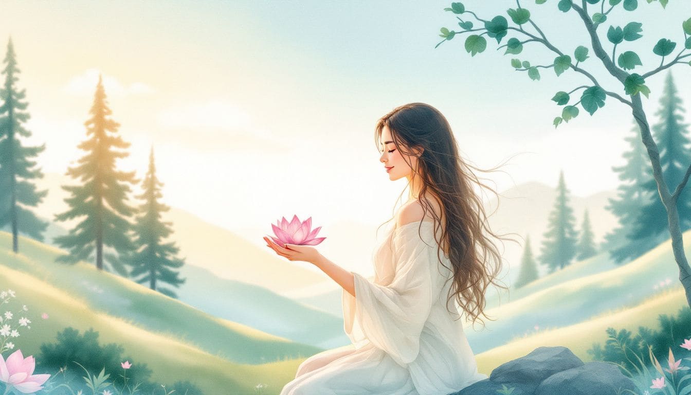 A visual representation of resilience built through self compassion.