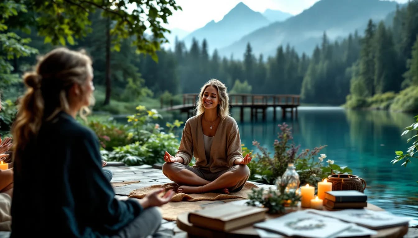Insurance coverage options for mental health retreats, featuring documents and consultations.
