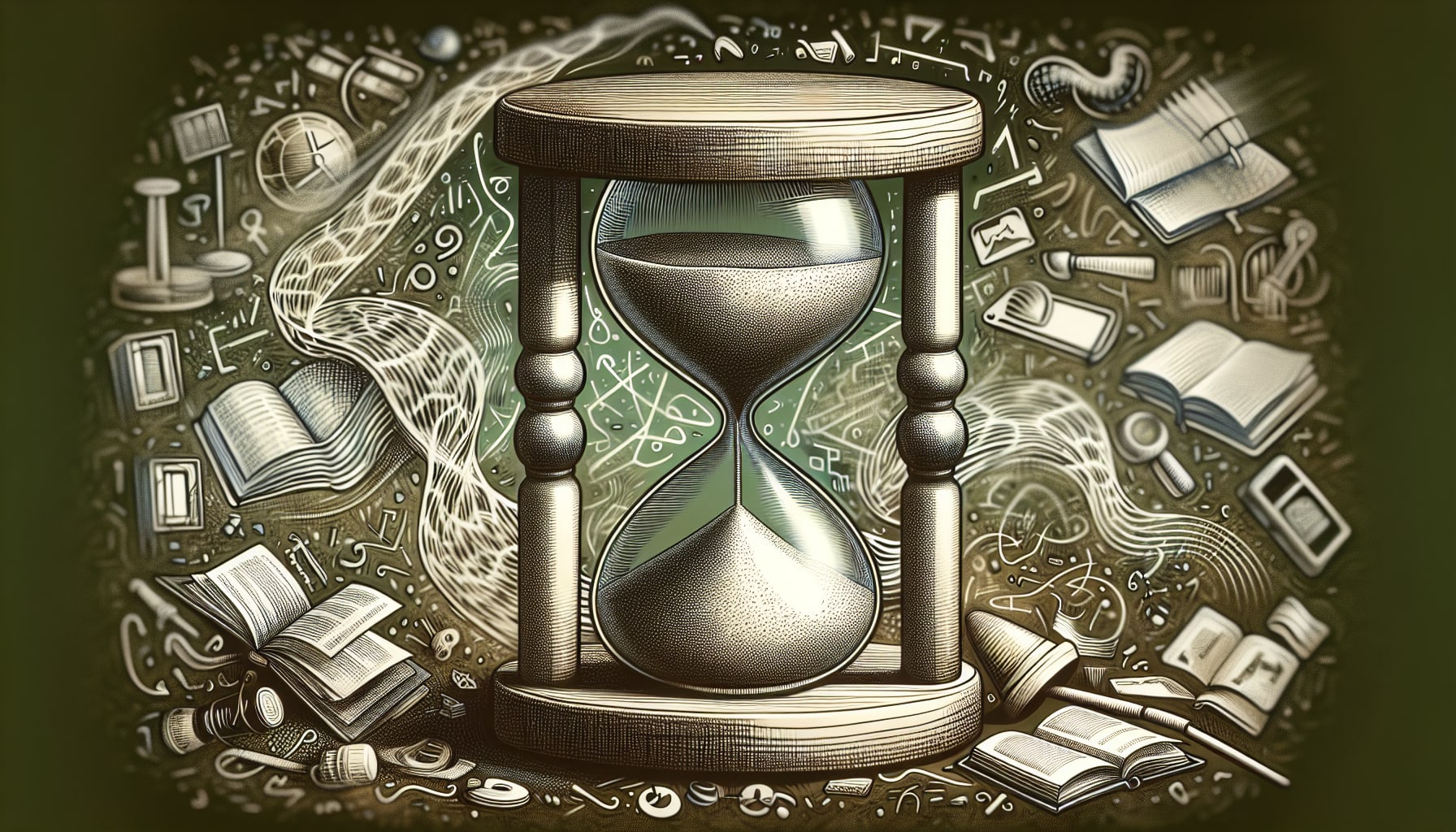 A timer with a specific task written on it, symbolizing setting time limits to manage hyperfixation
