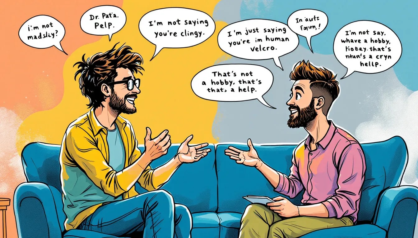 A therapist guiding a couple through their underlying issues during a therapy session.