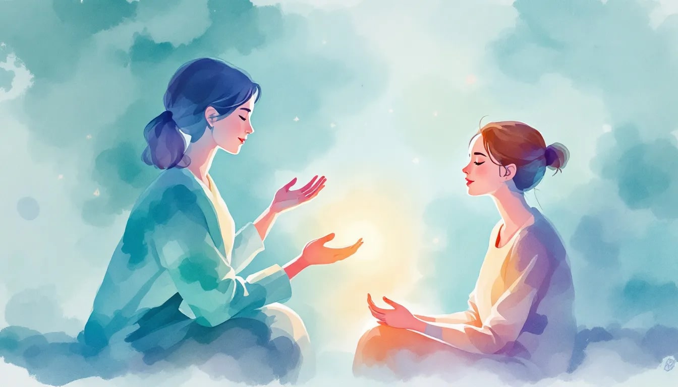 A conceptual image showing the management of bipolar disorder through therapy.