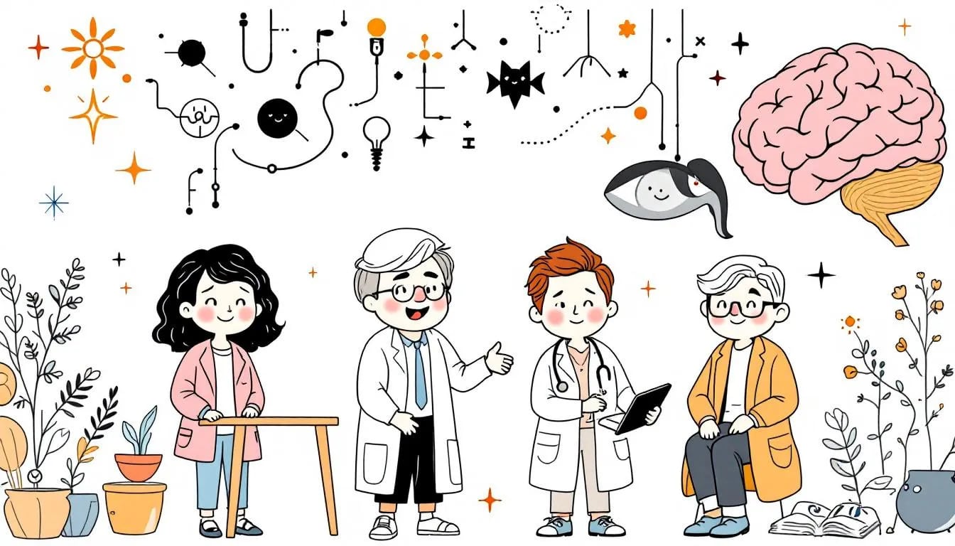 Various types of psychiatrists and their specialties.