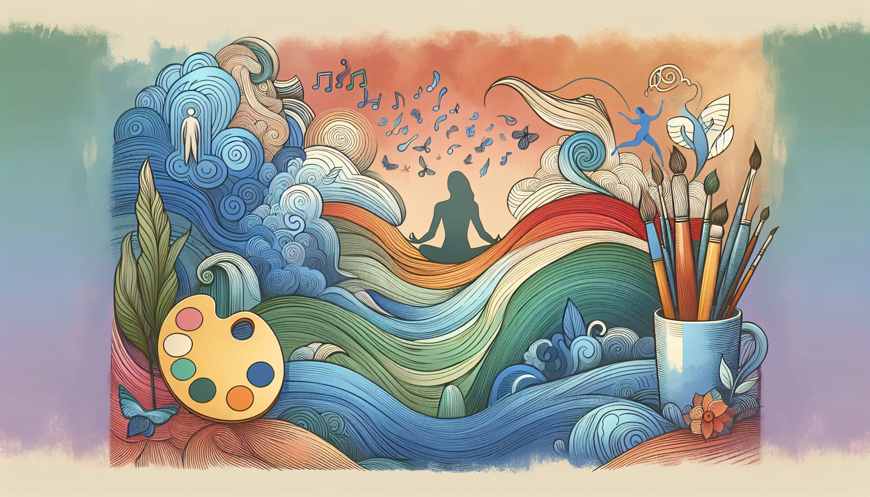 An artistic representation of specialized programs for mental health conditions.