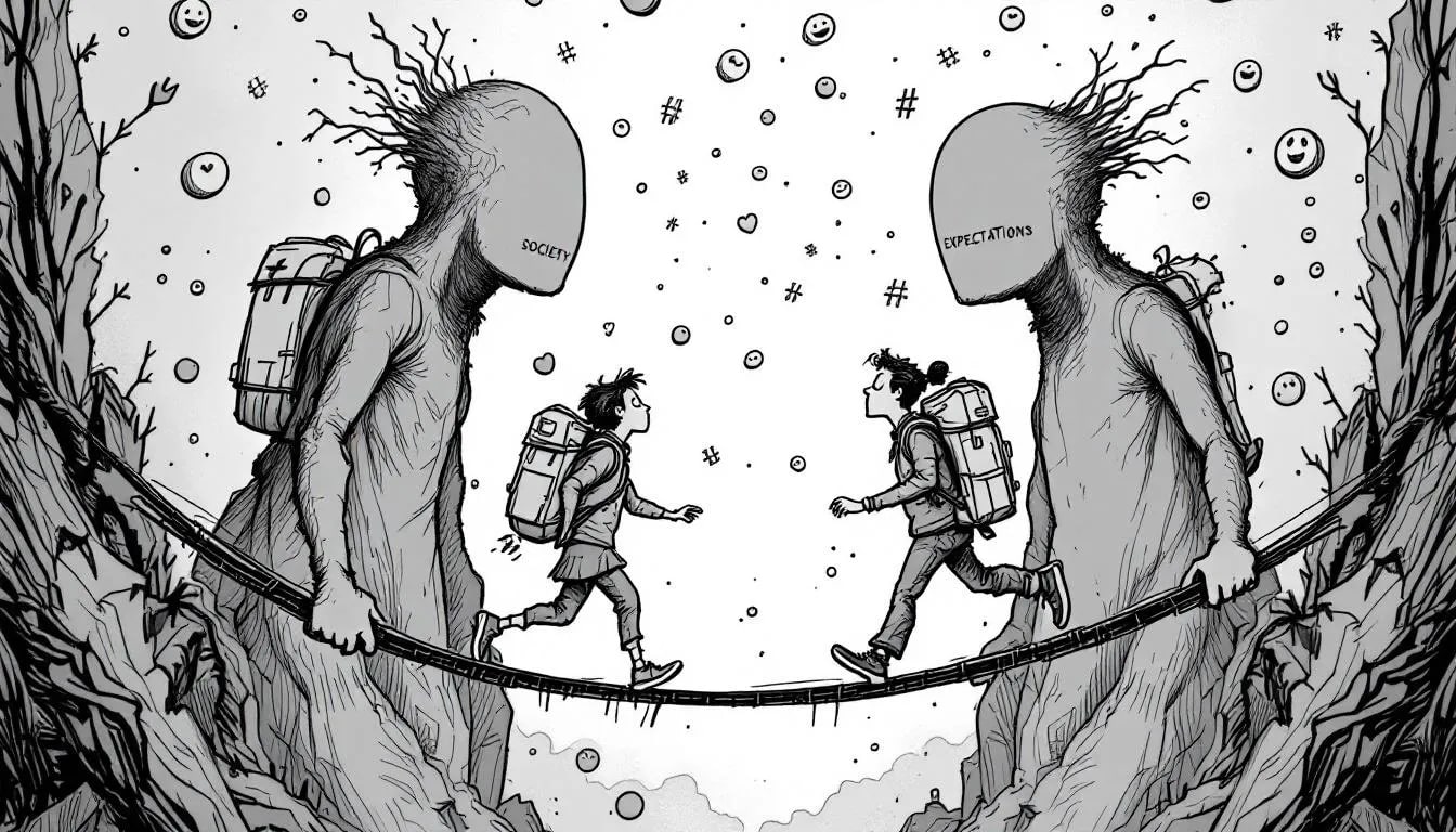 An illustration of healthy relationships and mutual support.