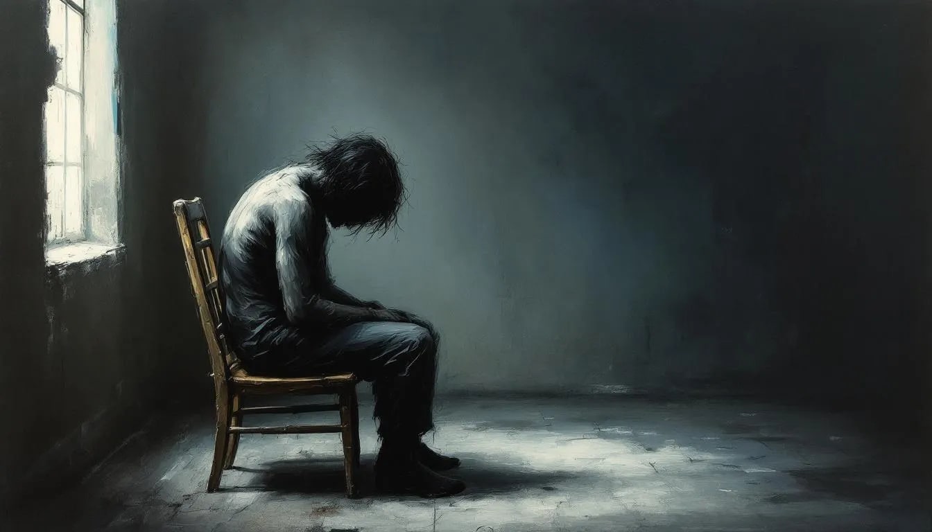 A visual representation of symptoms of complicated grief.