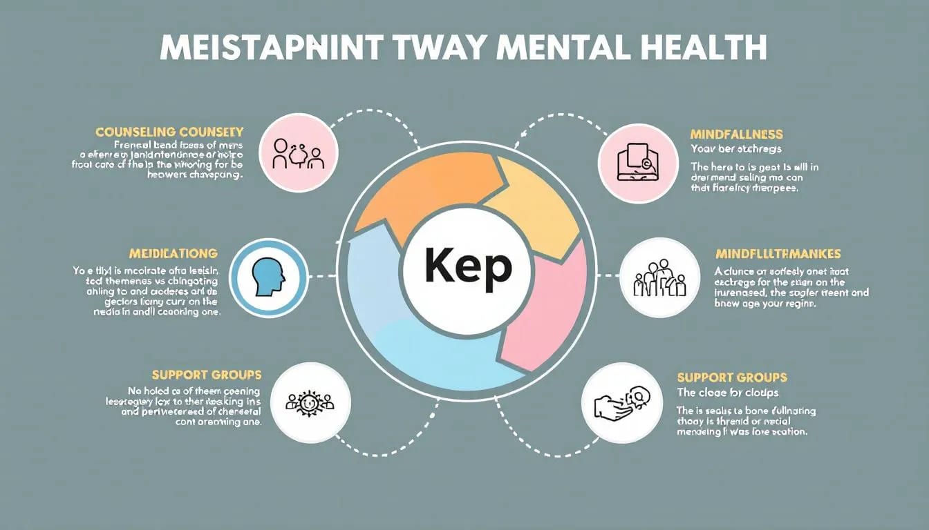 A variety of treatment options for mental health conditions displayed in a visual format.