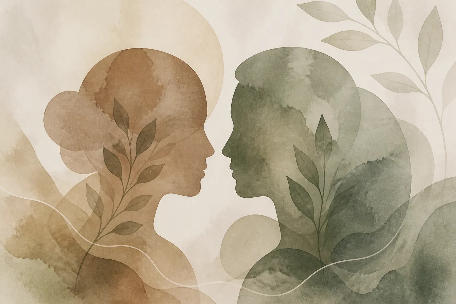 Illustration representing collaborative mental health treatment