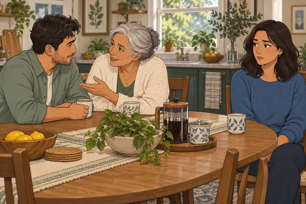 Illustration depicting the golden child-scapegoat dynamic in a family