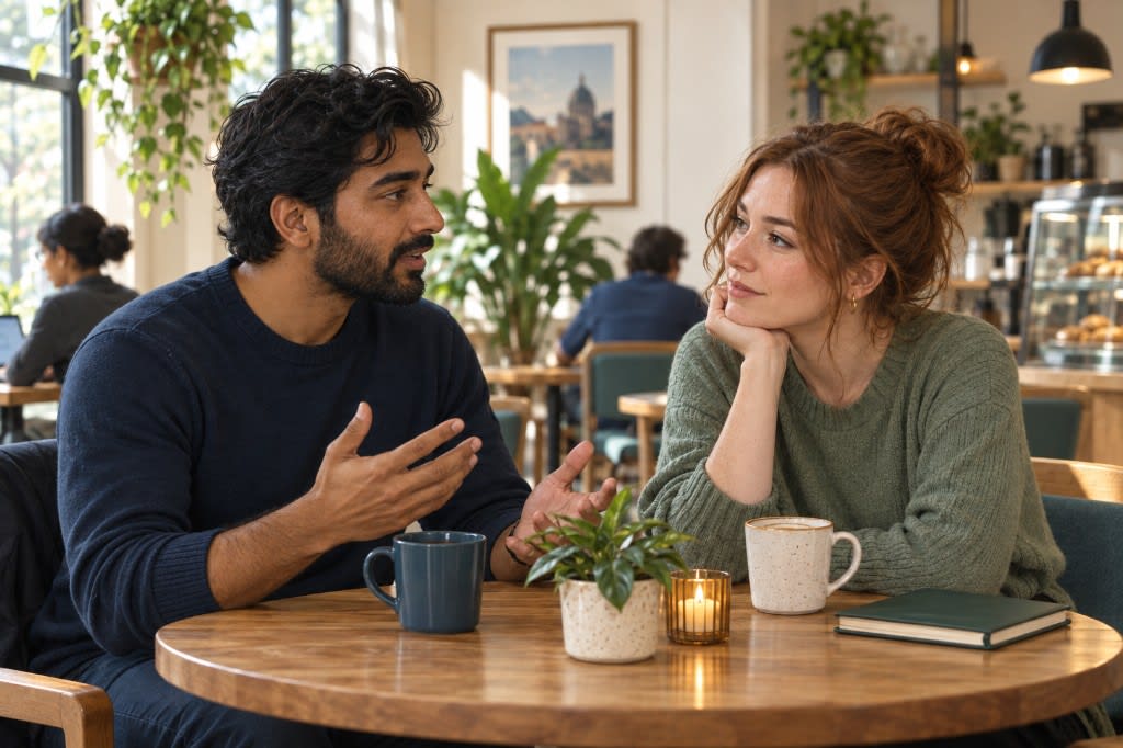 Friends showing understanding and emotional attentiveness during a conversation.