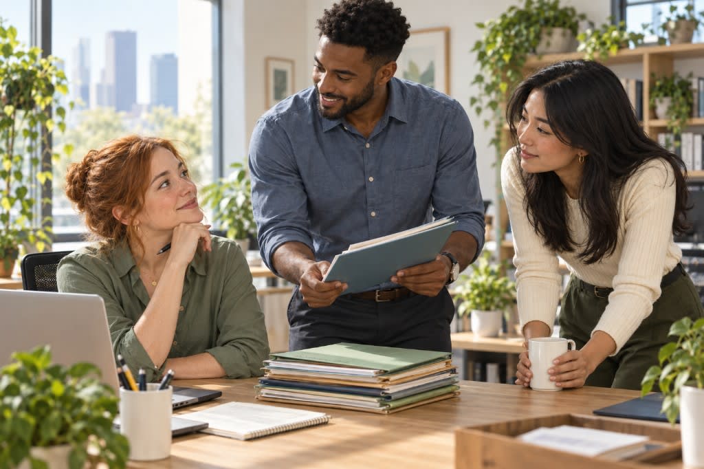 Coworkers responding to a colleague with understanding and practical support.