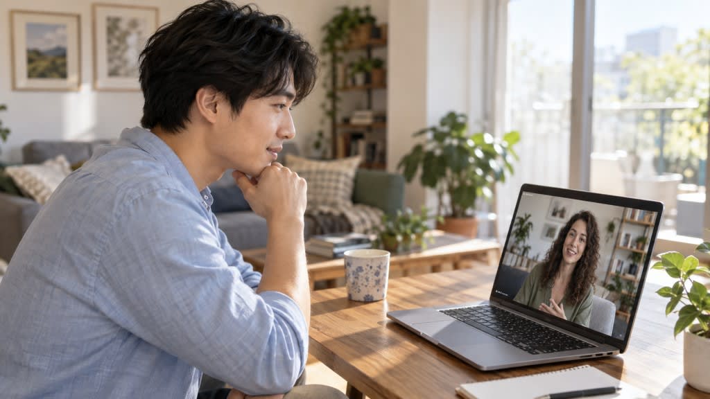 Online therapy for misophonia in California during a video session with a therapist