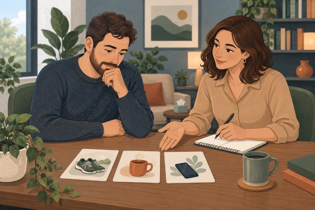 Collaborative anhedonia treatment: mapping small valued activities like walking, coffee, and a phone call