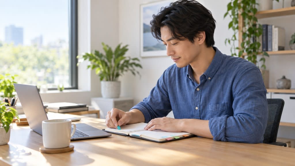 Building sustainable systems to achieve goals for work at a focused desk