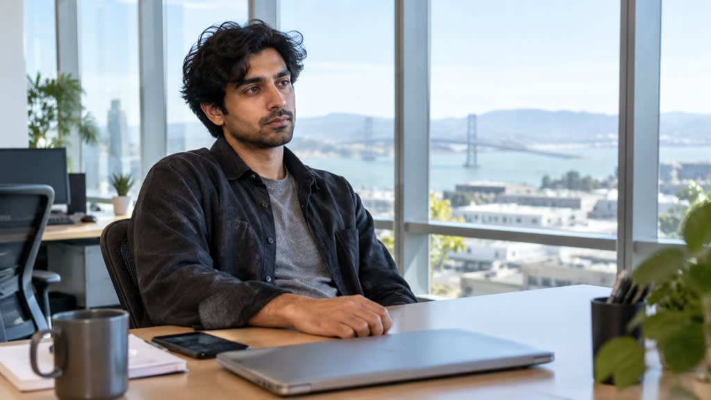 Signs you may need a burnout retreat: sitting with work stress in a San Francisco office instead of taking another long weekend