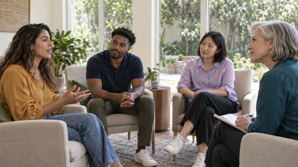 Evidence-based burnout recovery: licensed psychologists using CBT, schema therapy, ACT, and somatic work in a small group