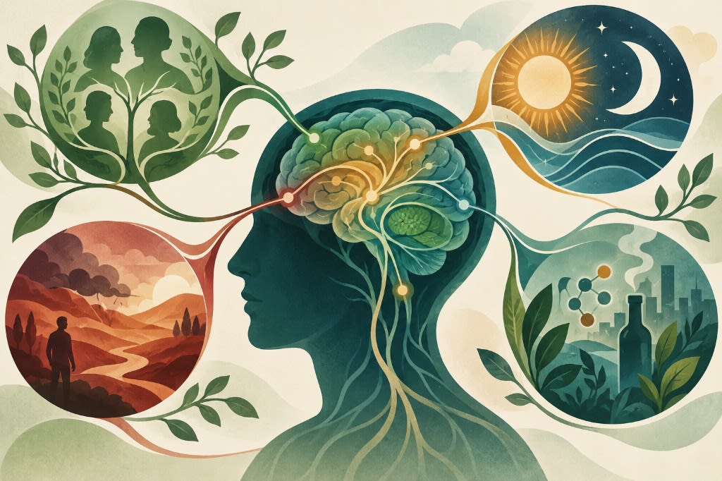 Causes of bipolar disorder: brain structure, genetics, and environmental risk factors