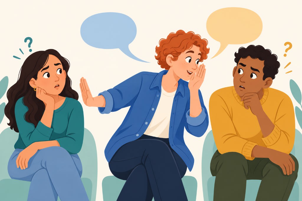 Divide and conquer: turning two people against each other through selective information