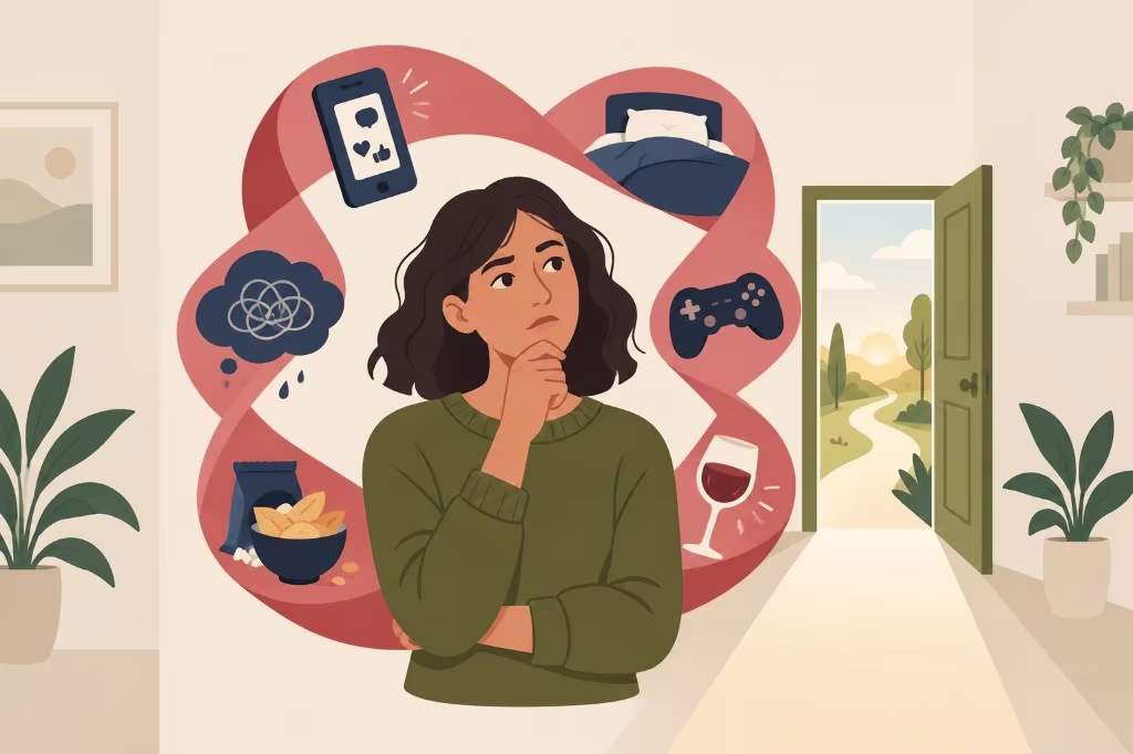 Identifying Unhealthy Coping Mechanisms