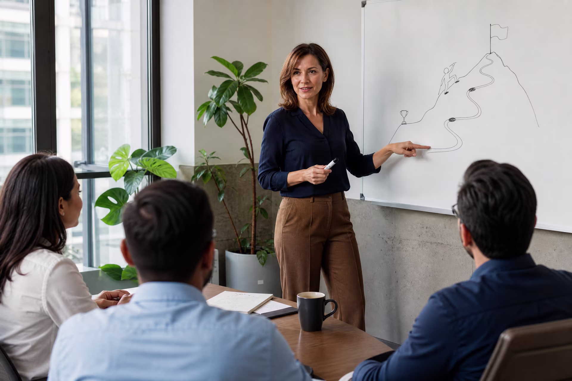 Career coach presenting career roadmap in San Francisco — career counseling near me near me in San Francisco, CA