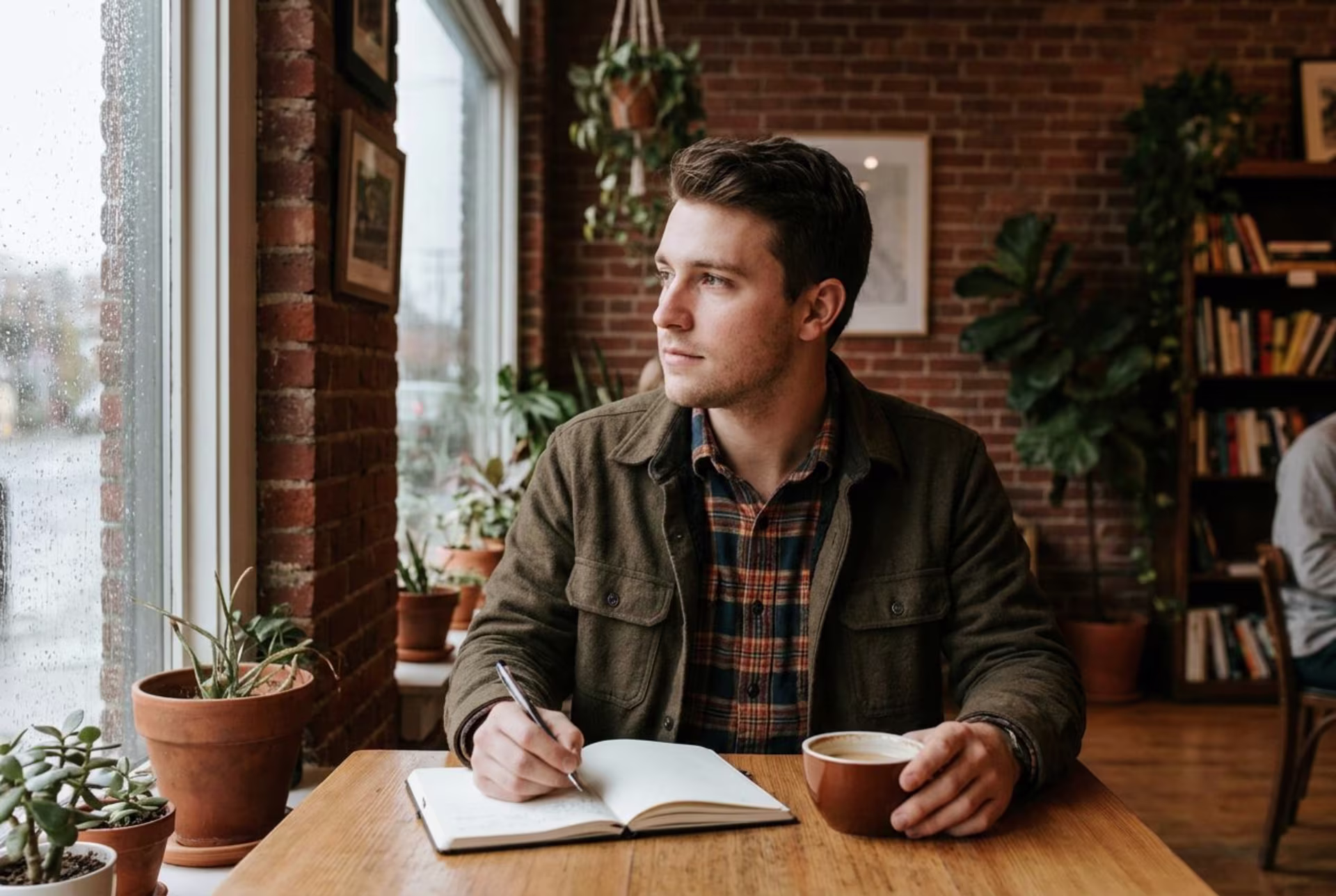 Person at peace after anxiety treatment SF