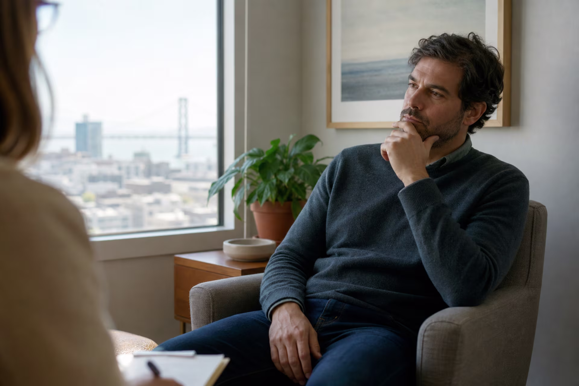 Autism assessment near me — client in evaluation setting San Francisco