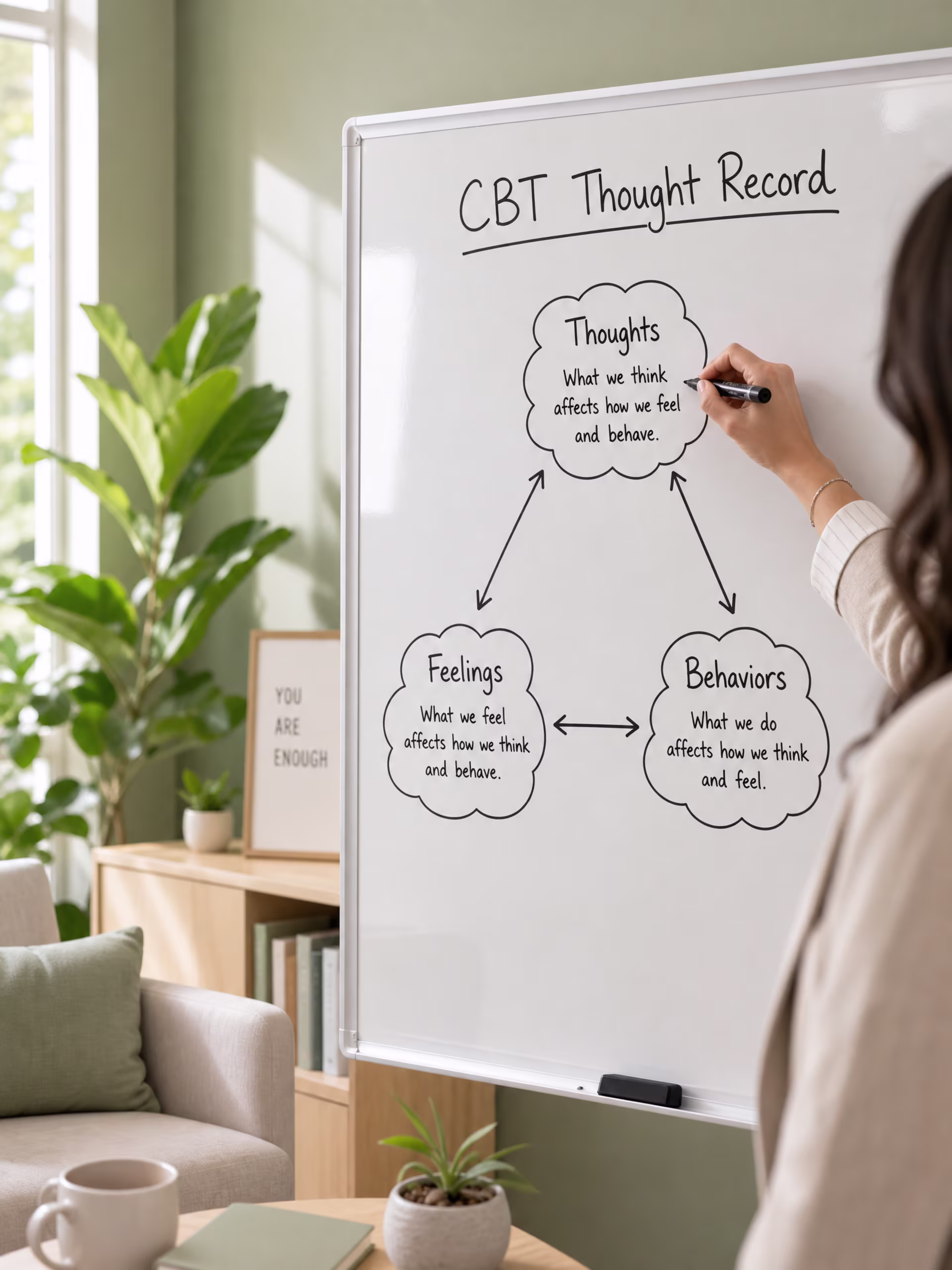 CBT therapist in San Francisco discussing treatment approach near me in San Francisco, CA