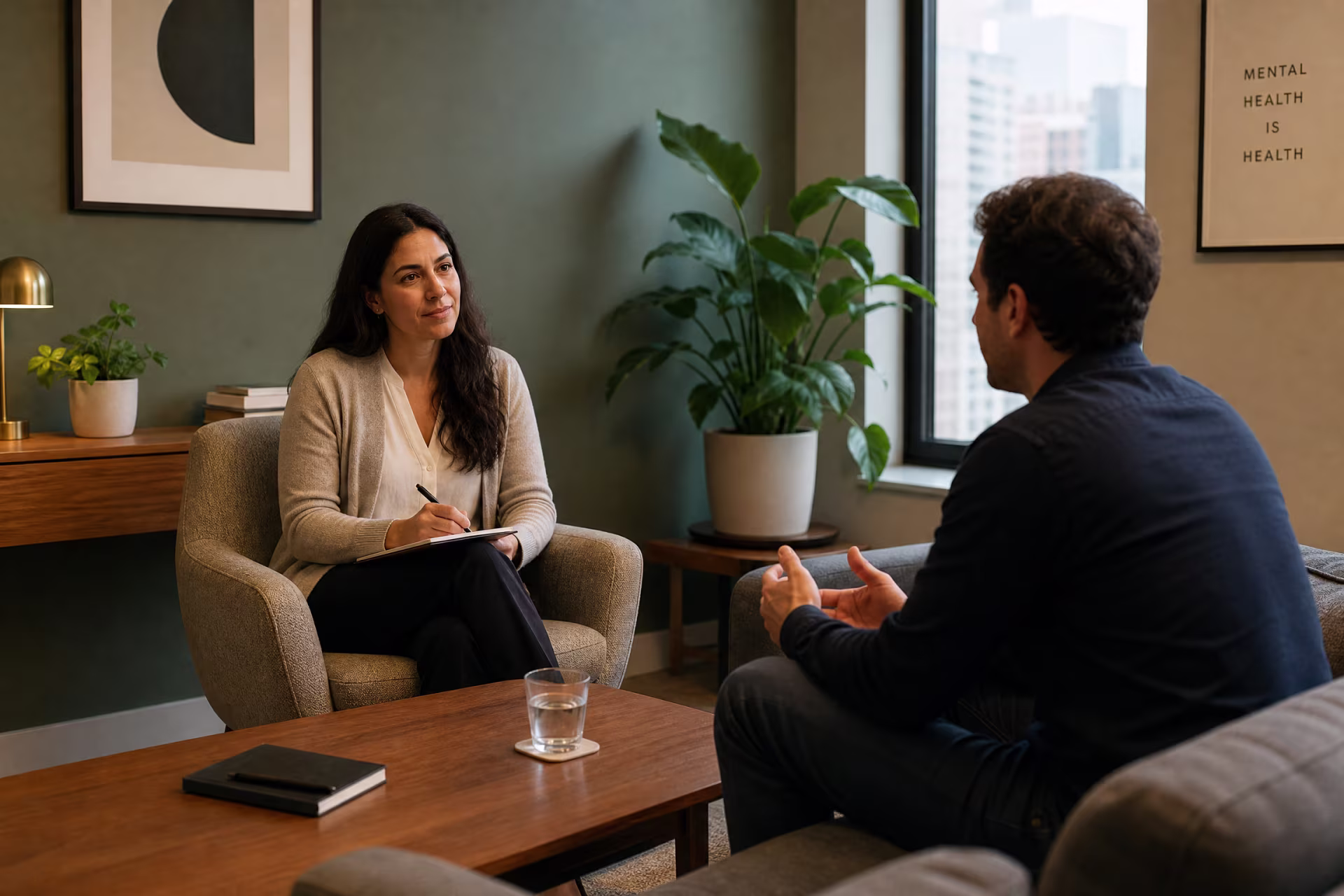 San Francisco CBT therapist during session near me in San Francisco, CA