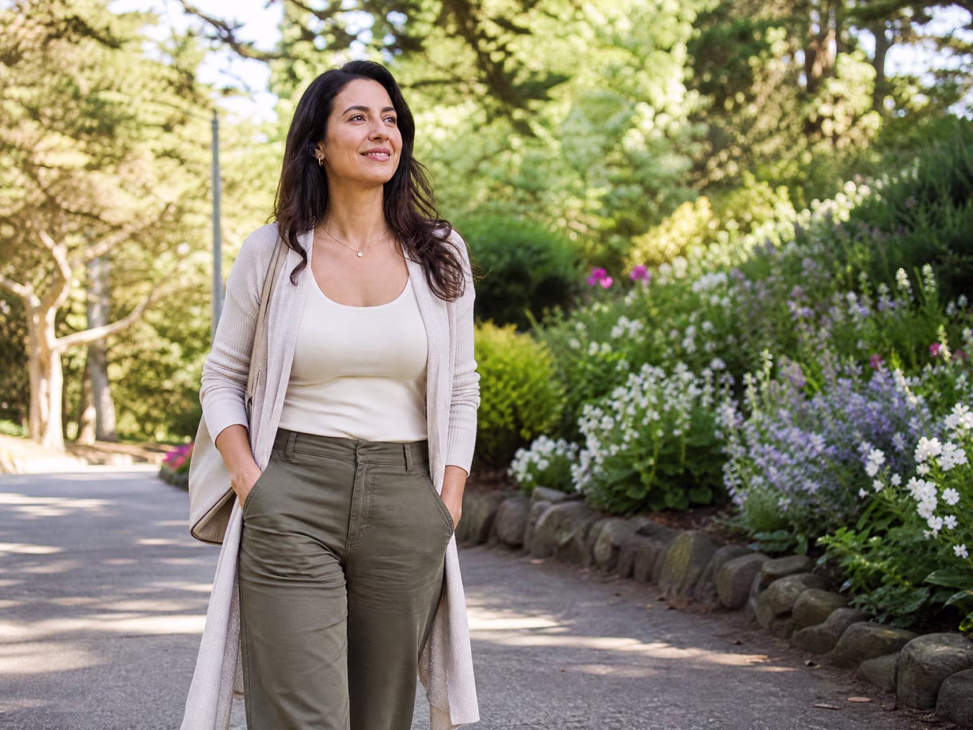 Person feeling peaceful and confident after therapy near me in San Francisco, CA