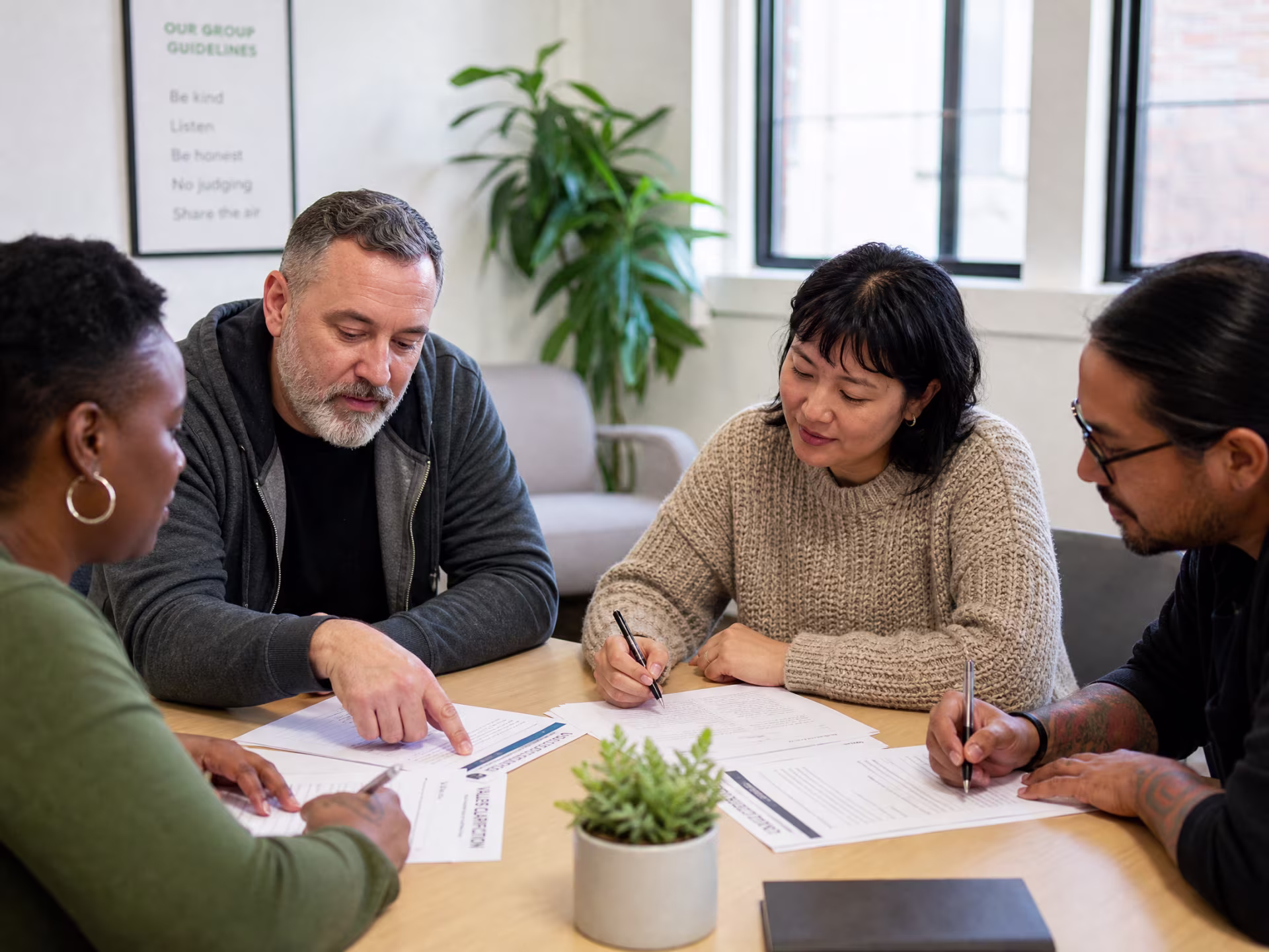 DBT skills group session with participants near me in San Francisco, CA