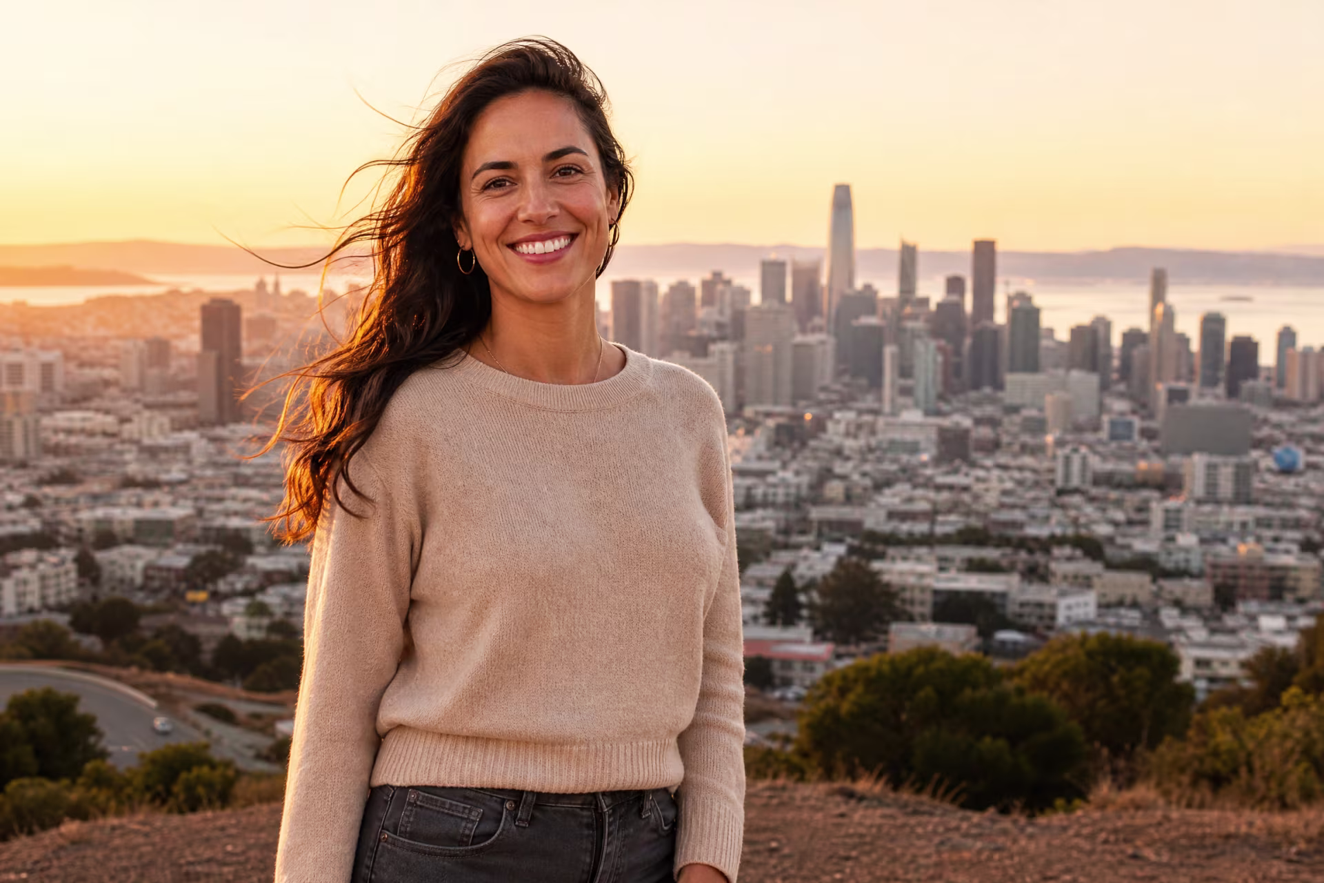 Person feeling calm and grounded after therapy near me in San Francisco, CA
