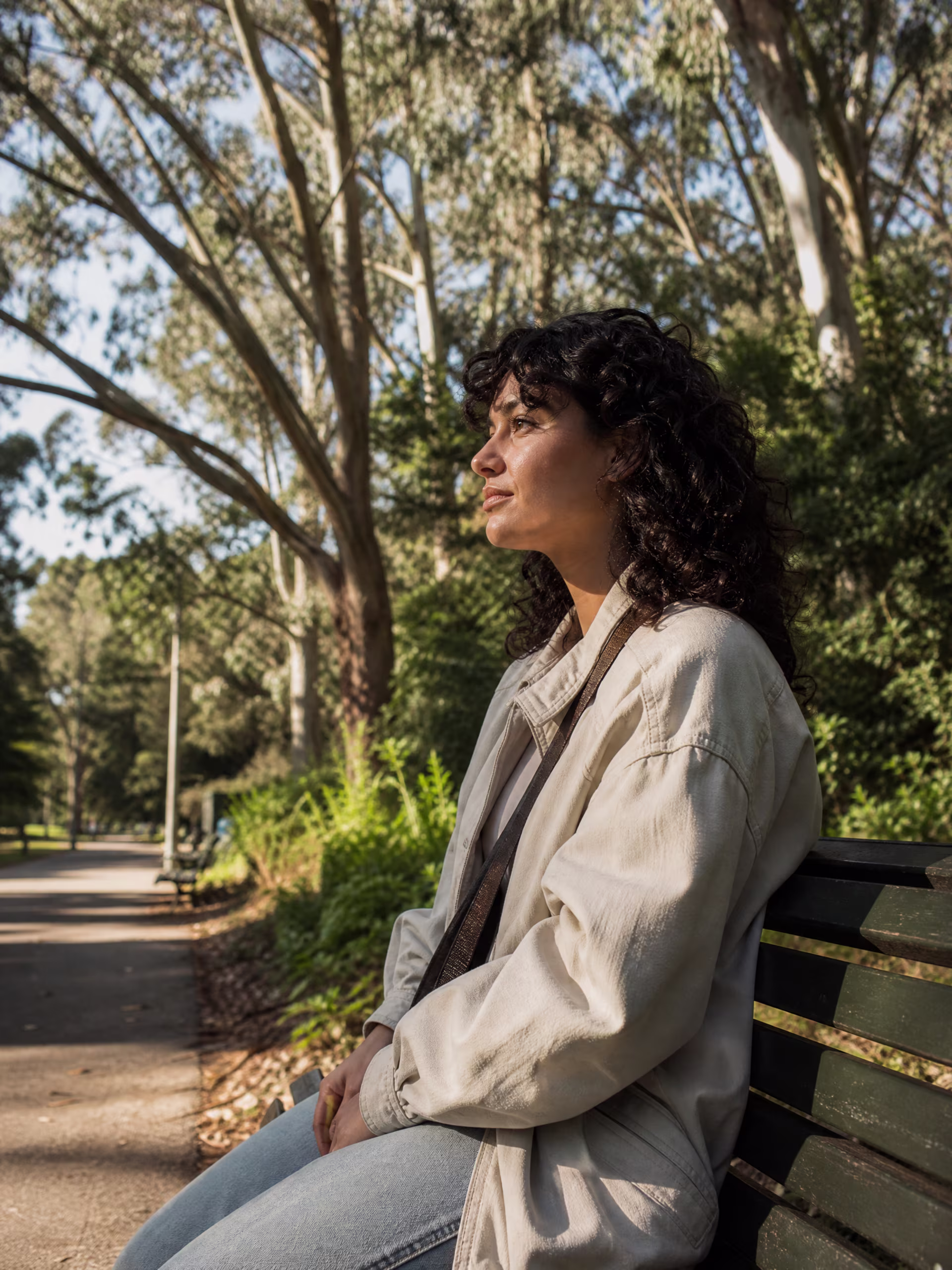 Quiet moment outdoors after OCD treatment near me in San Francisco