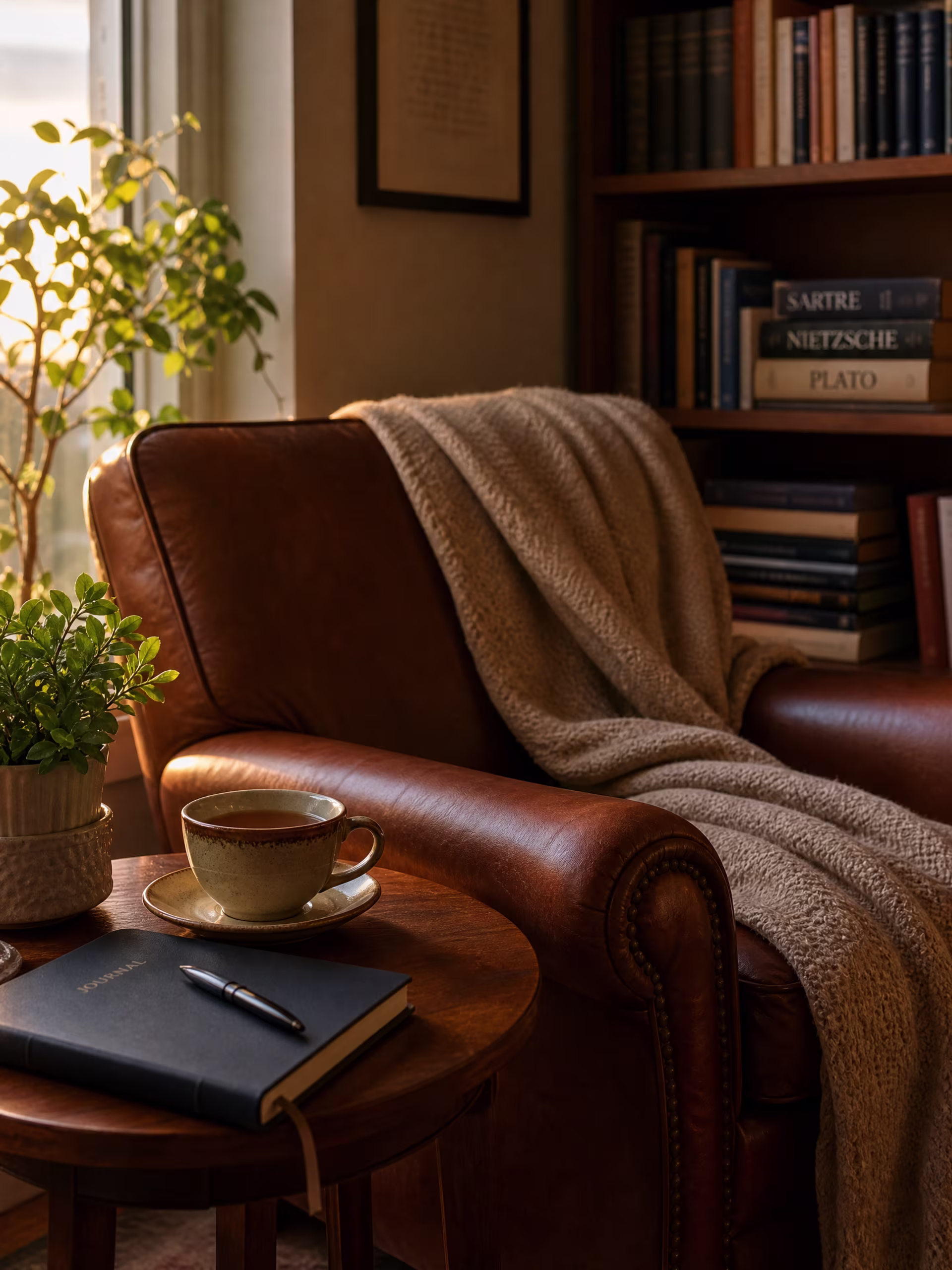 Warm therapy office for existential psychotherapy near me in San Francisco near me in San Francisco, CA