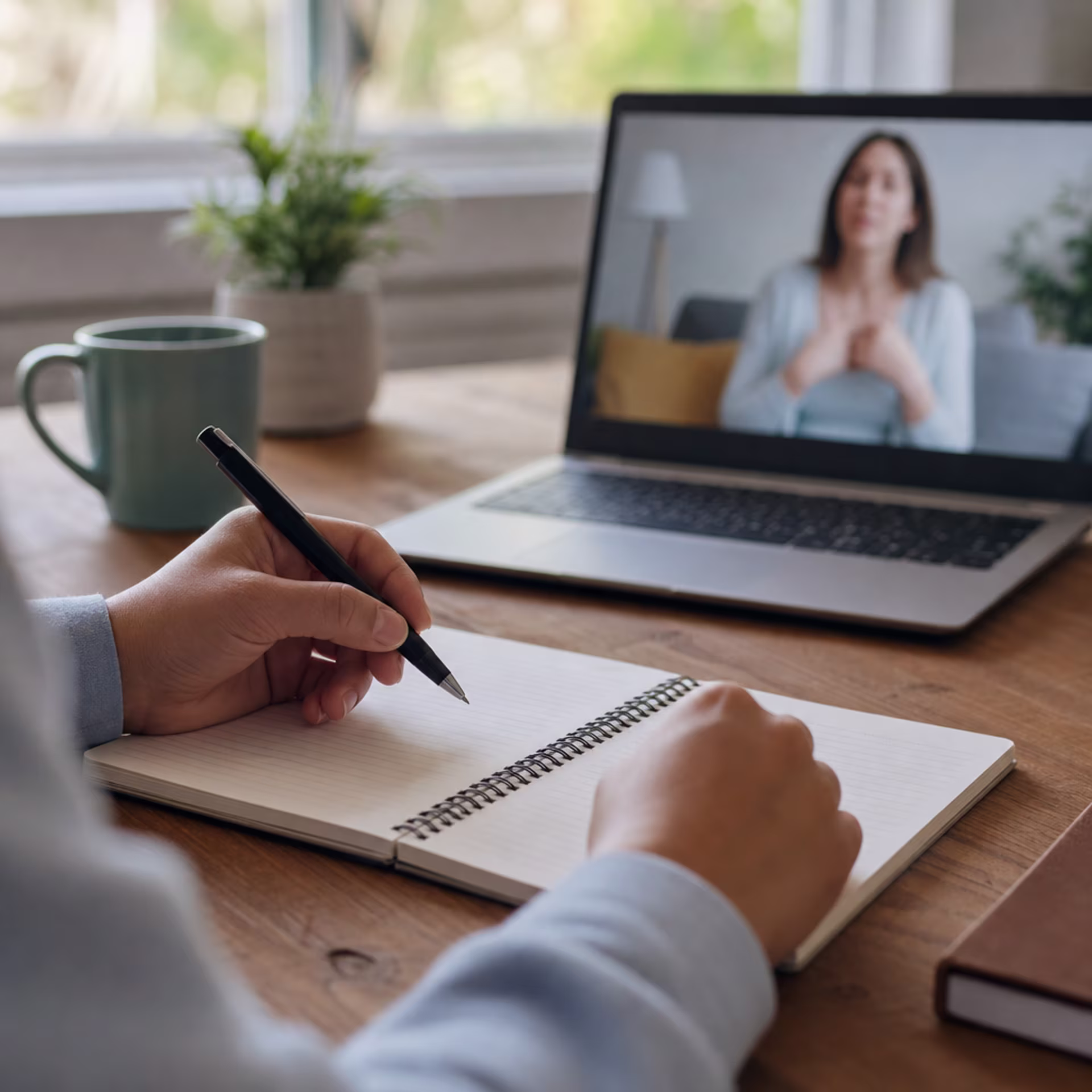 Virtual IOP San Francisco — telehealth skill practice notebook