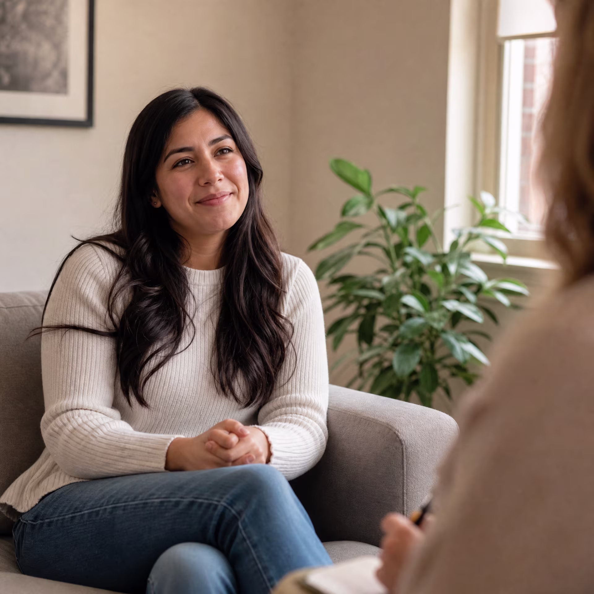 Woman experiencing emotional processing during prolonged exposure therapy session near me in San Francisco, CA