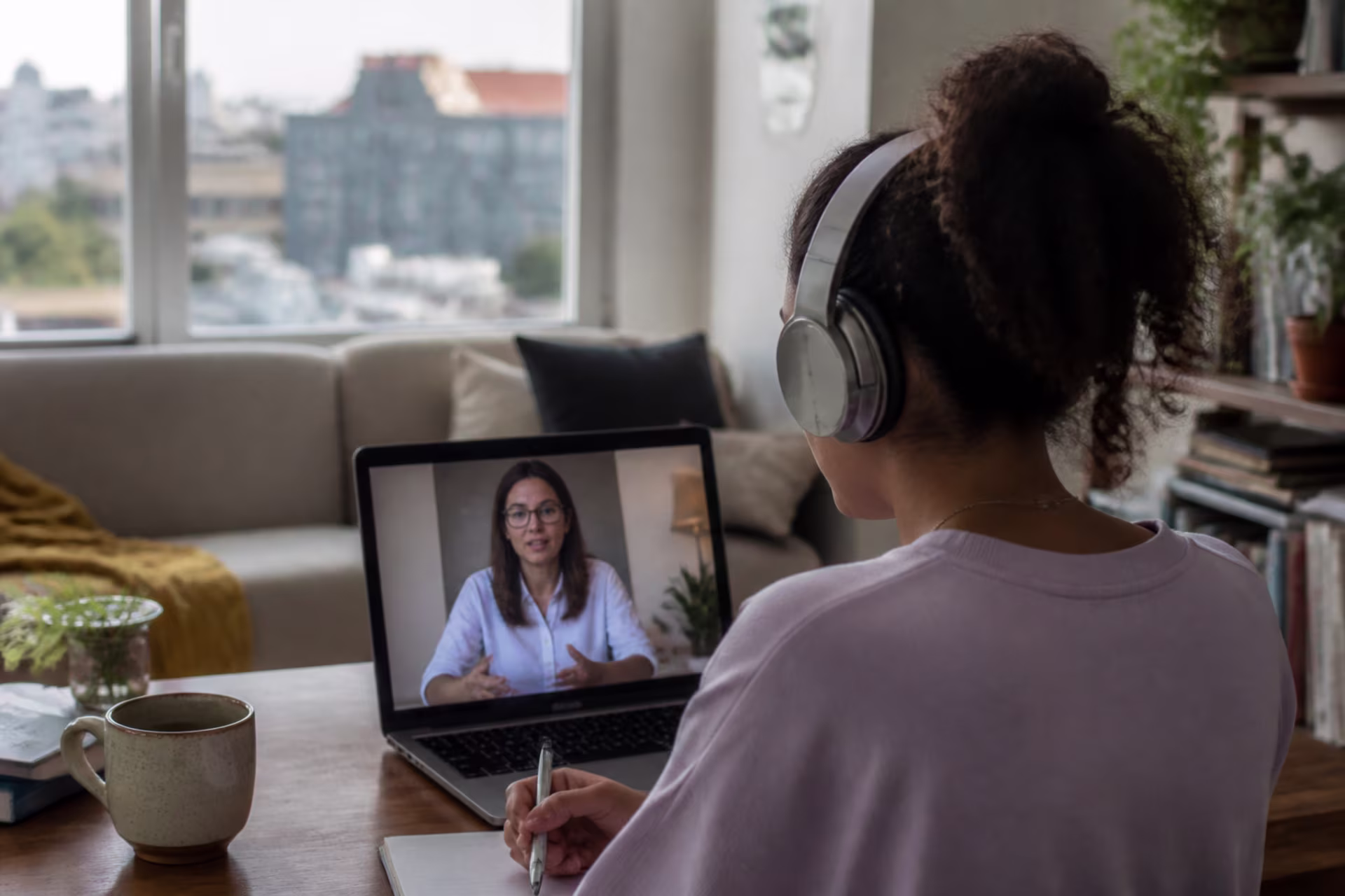 Online procrastination therapy session via telehealth