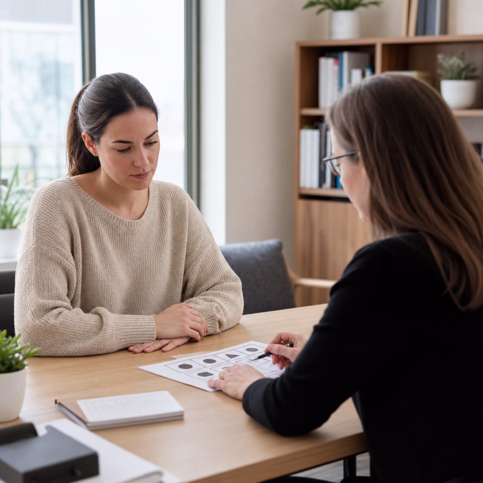 Psychological evaluation near me San Francisco — clinician during assessment