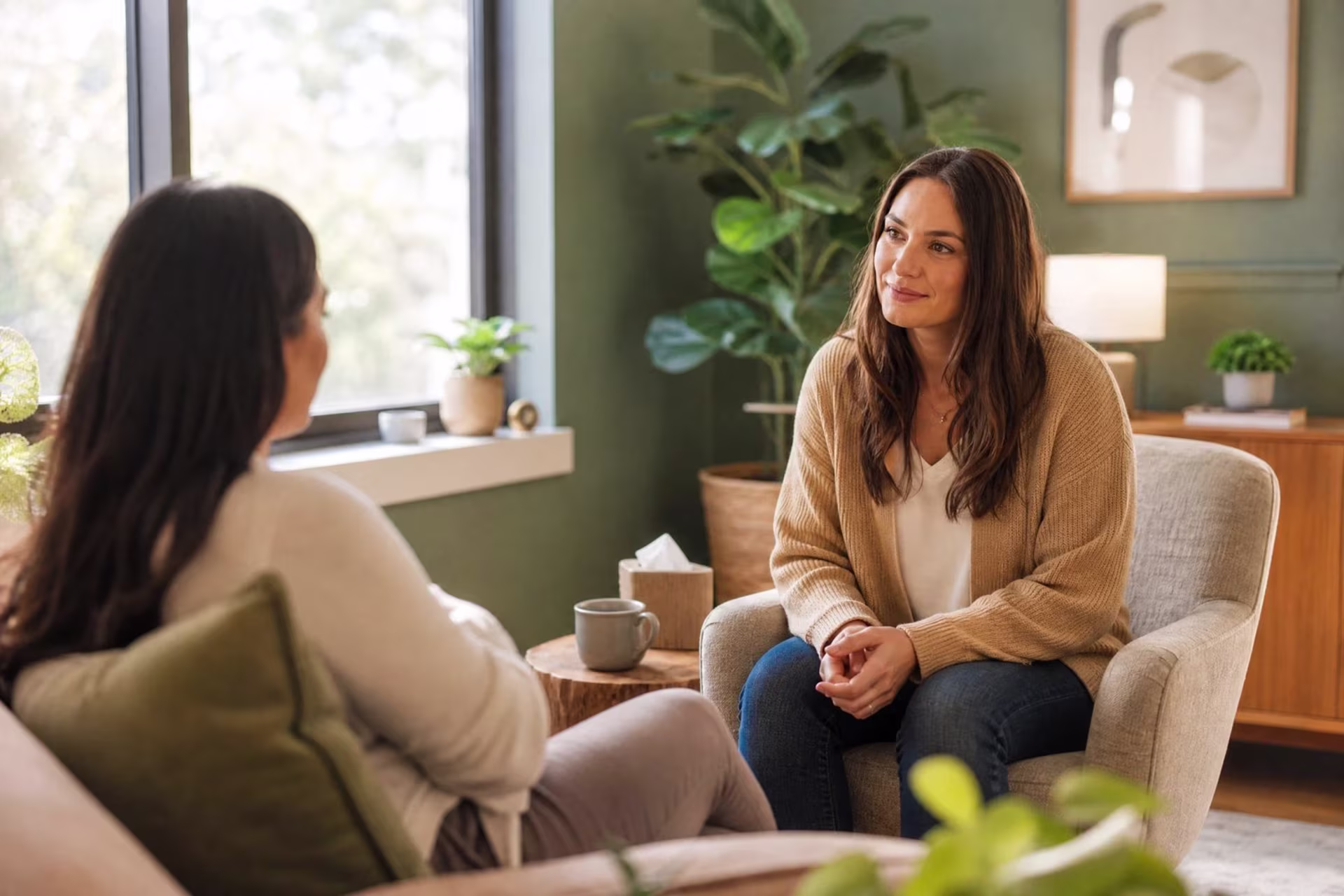 San Francisco stress therapist with client near me in San Francisco, CA