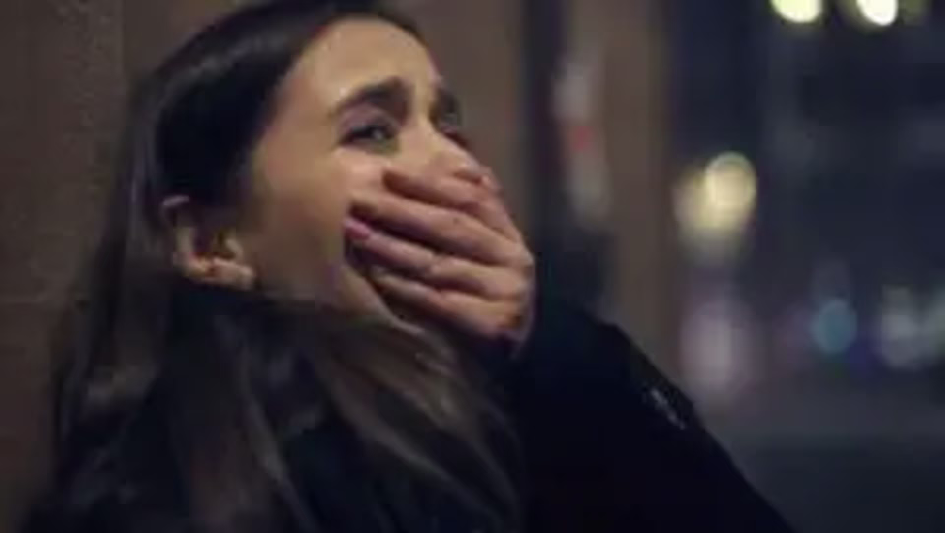 A person feeling overwhelmed and scared, with a sense of intense worry