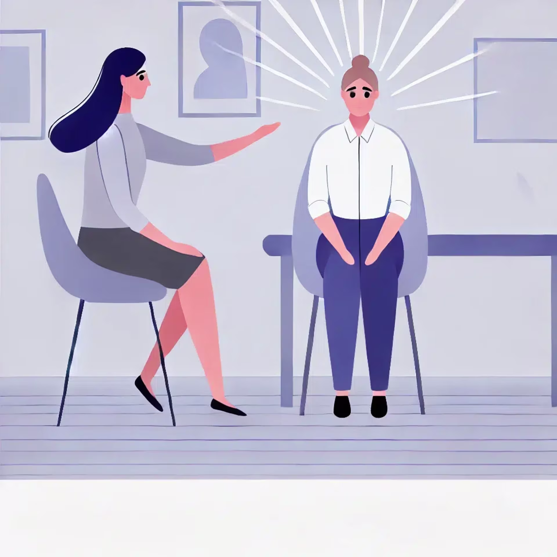 An illustration of a person managing their time effectively, with a planner and clock in hand, embodying better work-life balance.