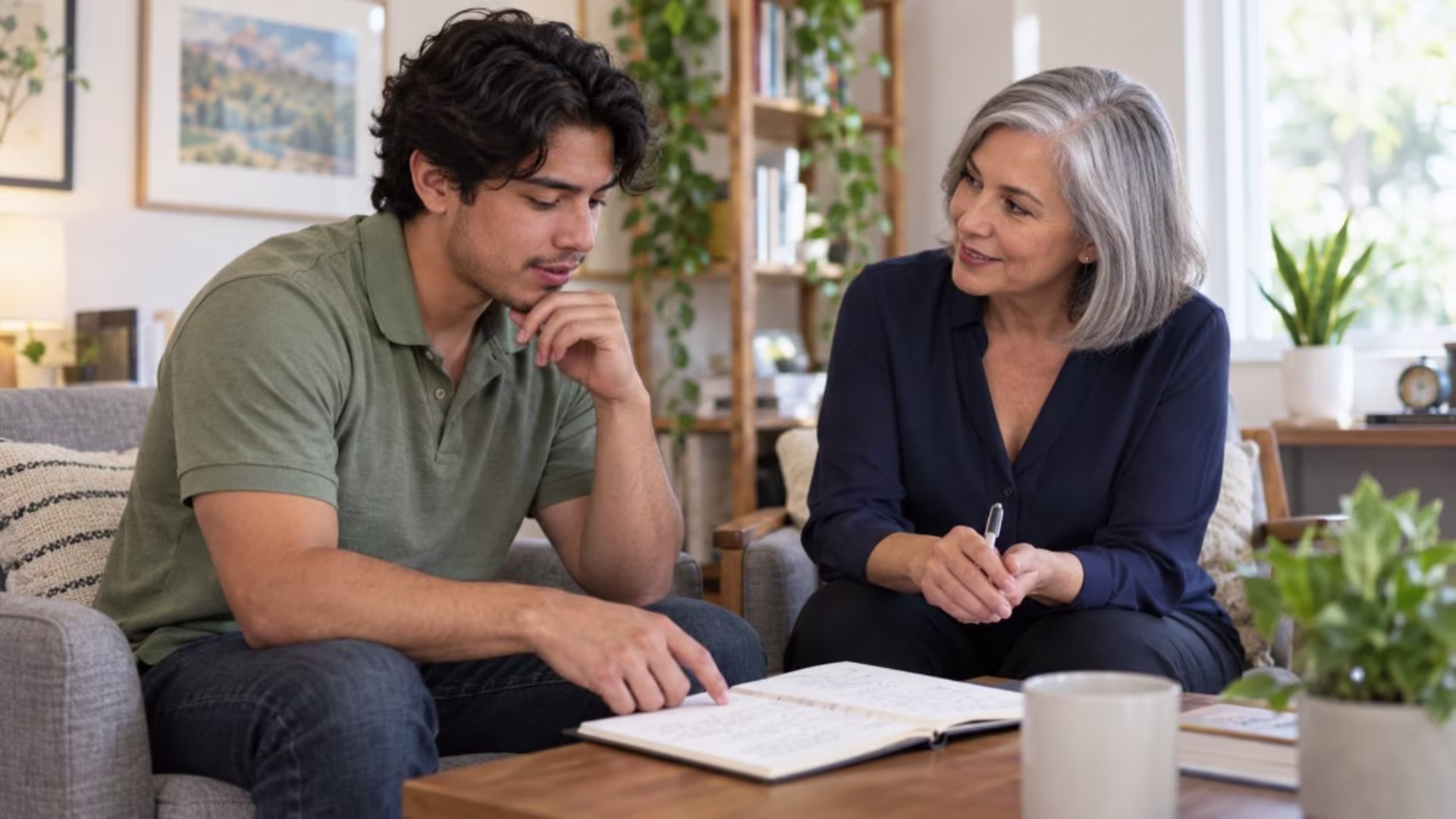 CBT therapy for misophonia with a therapist helping a client work through sound sensitivity and misophonia treatment