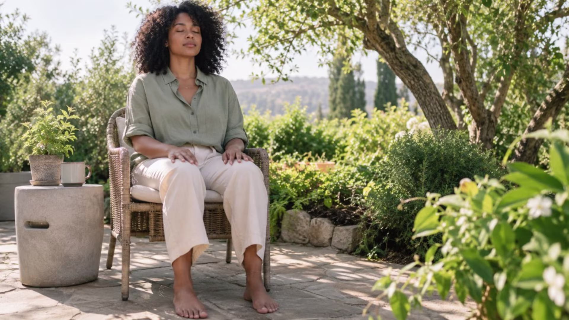 How burnout affects the nervous system and mental health: a quiet garden practice to settle the body before deeper recovery work