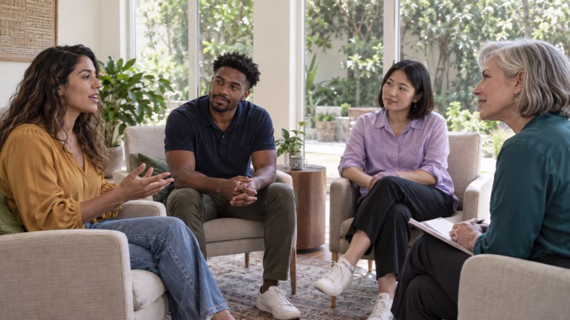 Evidence-based burnout recovery: licensed psychologists using CBT, schema therapy, ACT, and somatic work in a small group