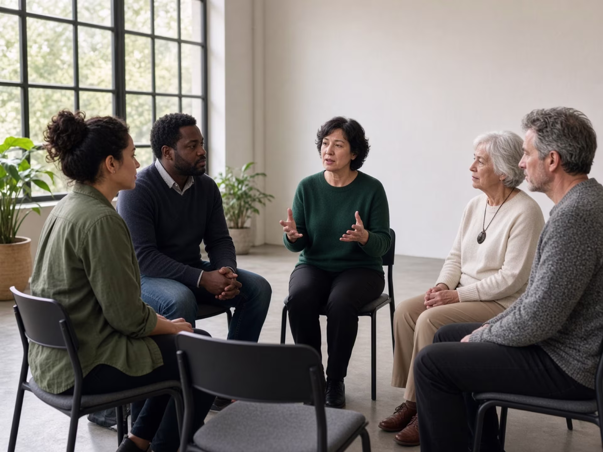 Therapist-led grief support group