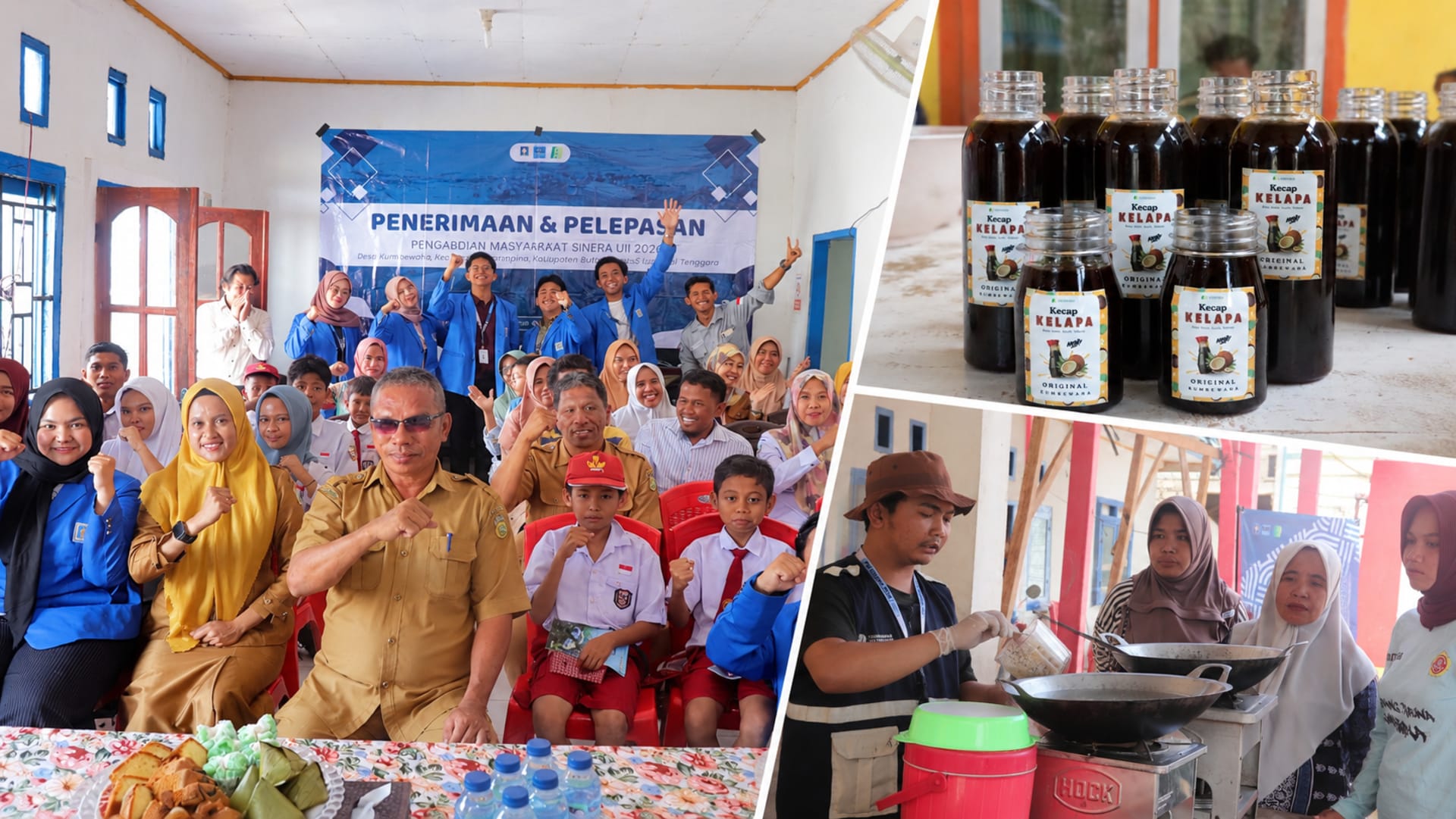 Dari Air Kelapa Tua Menjadi Produk Bernilai Ekonomi: PM SINERA UII Dorong Inovasi Kecap di Desa Kumbewaha