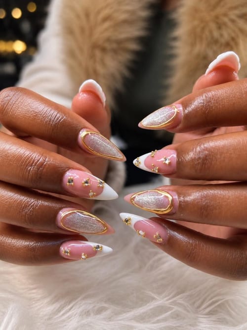 Lin nail artist stiletto nail set
