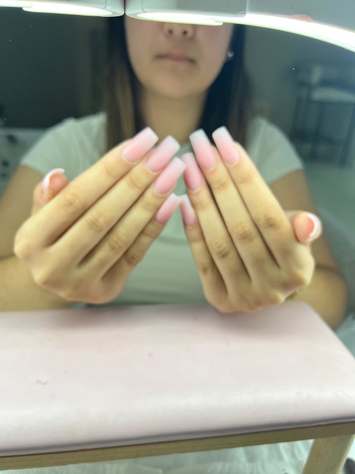 Lin nail artist square nail set