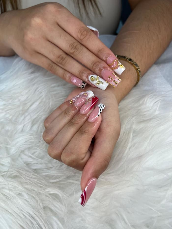 Lin nail artist square nail set